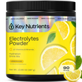 Sugar-Free Electrolyte Recovery Powder for Hydration - Lemonade flavor, 90 servings, by Key Nutrients.