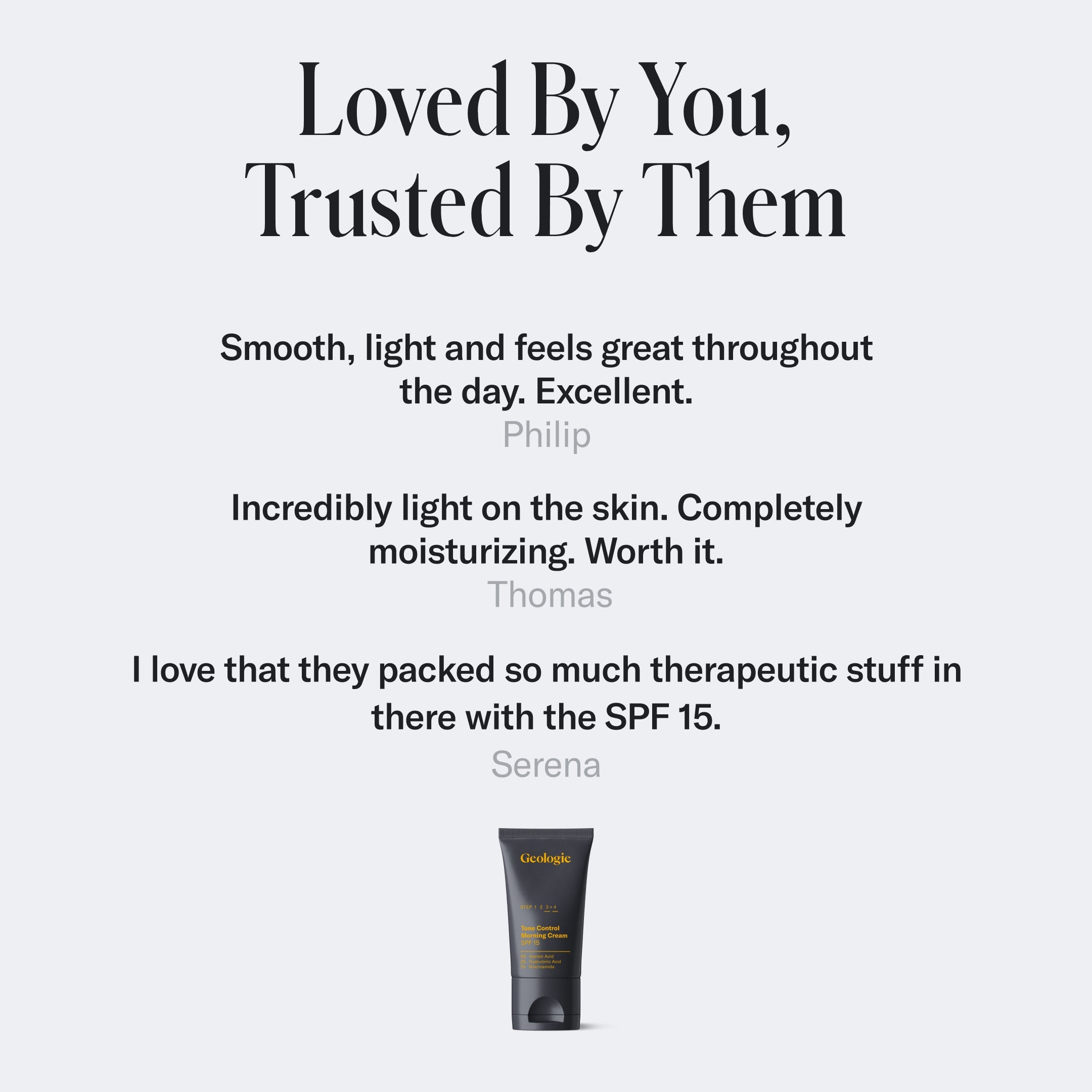 Tone Control Face Cream with SPF15