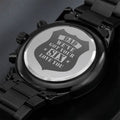 We’ve Got Your Six Engraved Men’s Watch Gift