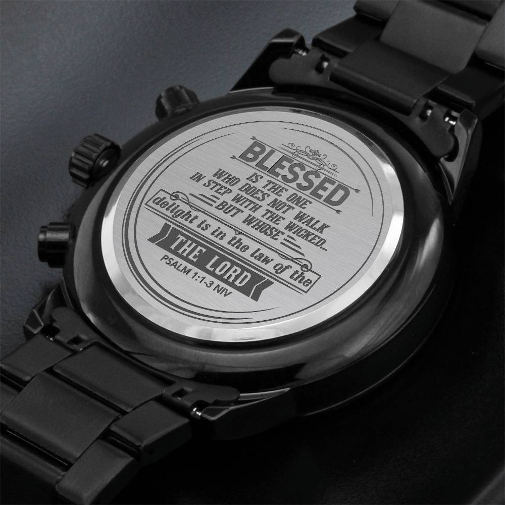 Blessed Is the One Faith Inspirational Watch