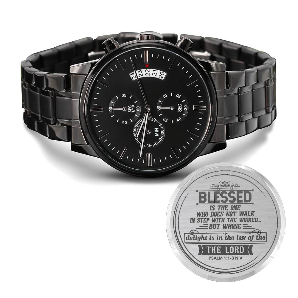 Blessed Is the One Faith Inspirational Watch