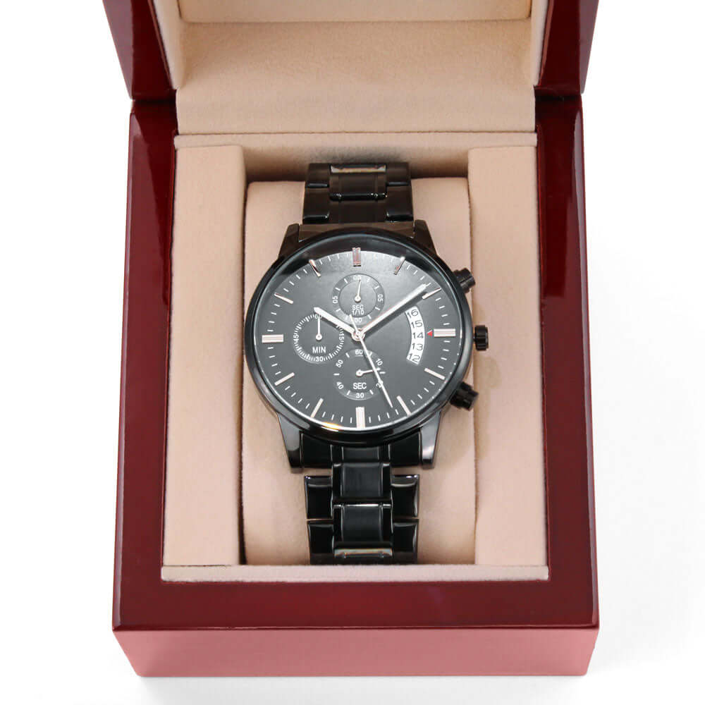Christian Men's Watch Bible Verse Gift