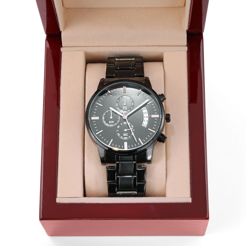 Be On Your Guard Bible Verse Men's Watch