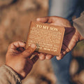 Son Leather Wallet Gift from Dad
