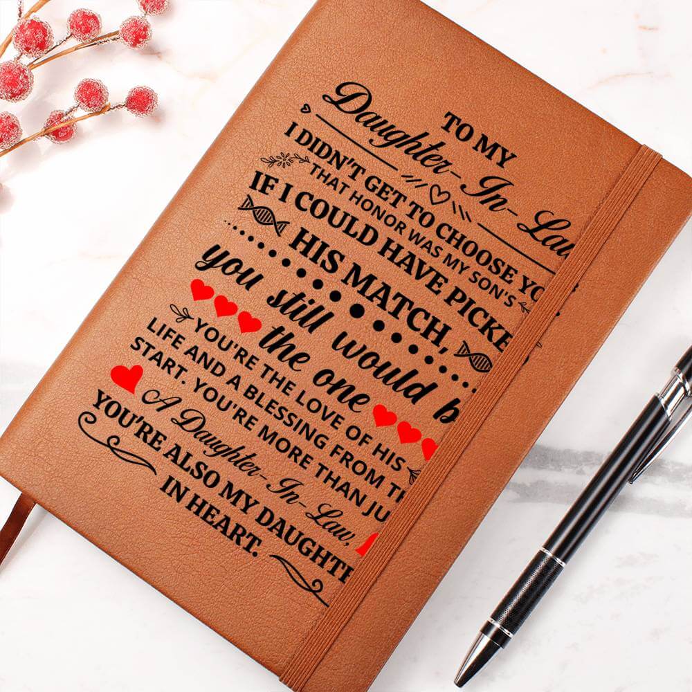 Daughter in Law Leather Journal Gift