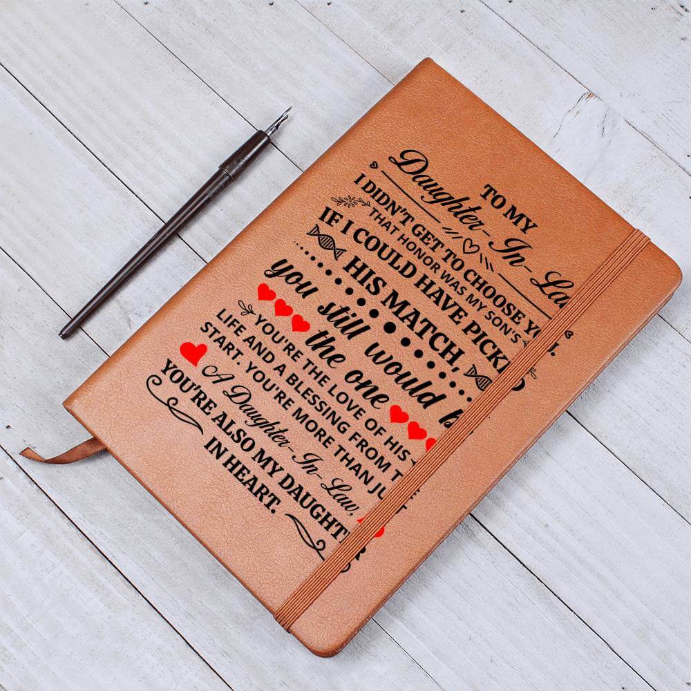 Daughter in Law Leather Journal Gift