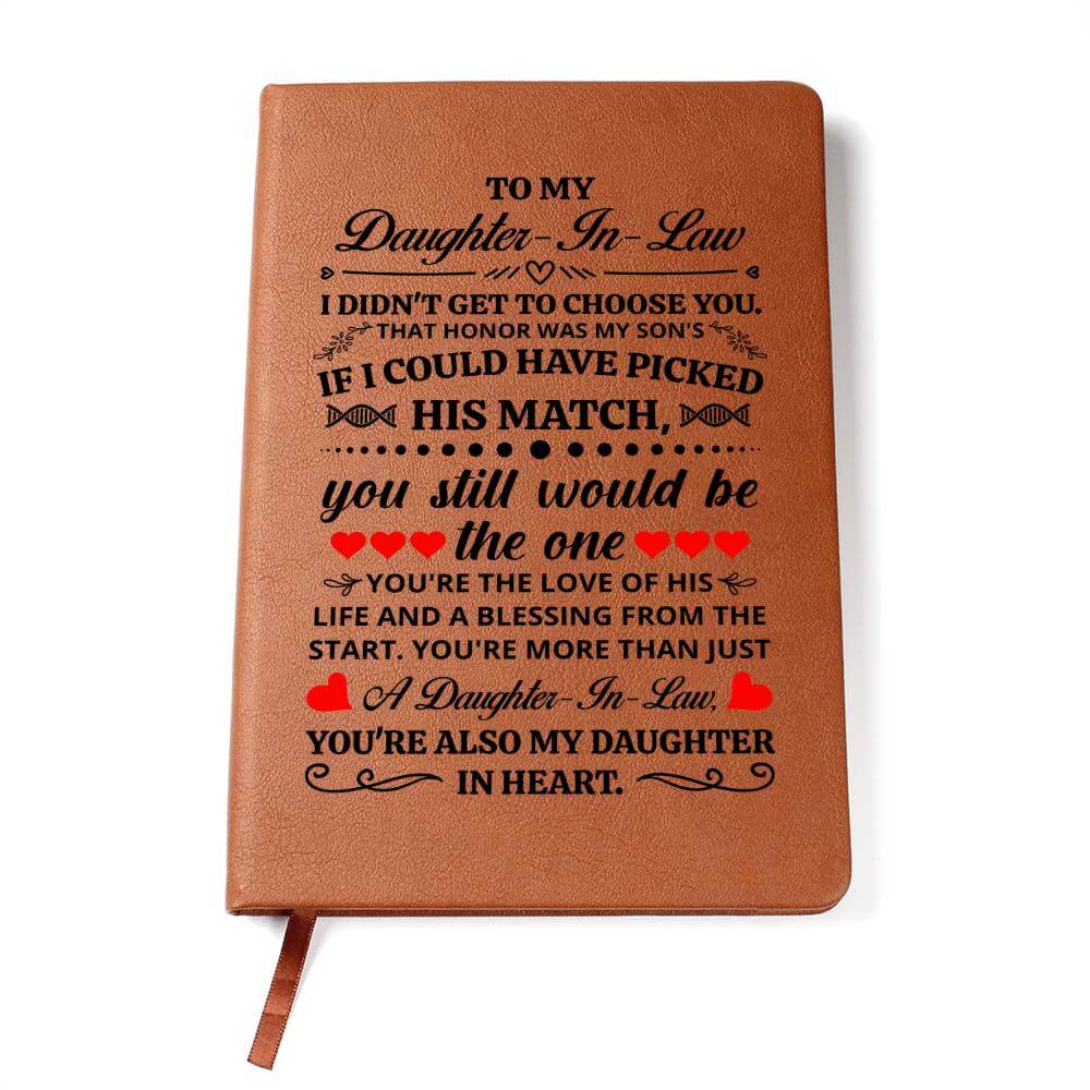 Daughter in Law Leather Journal Gift