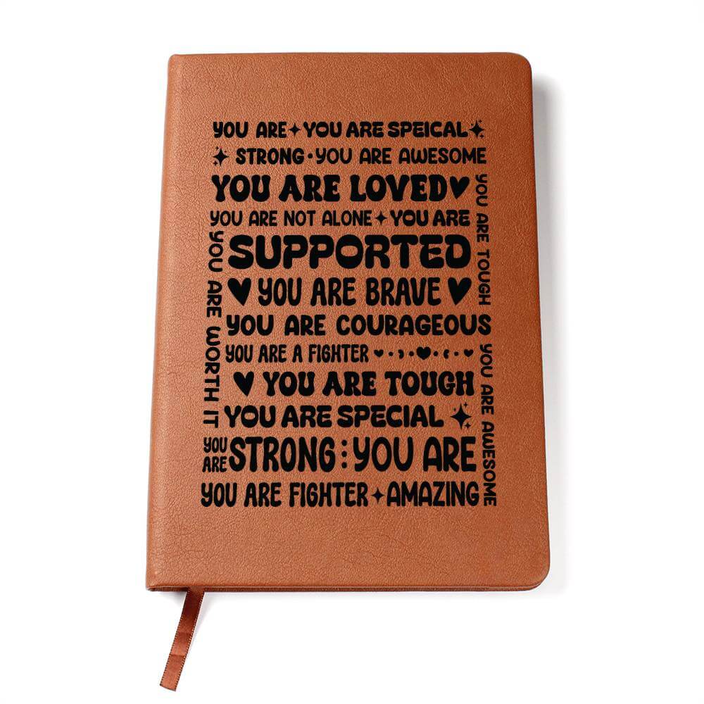 Encouragement Journal Vegan Leather Notebook