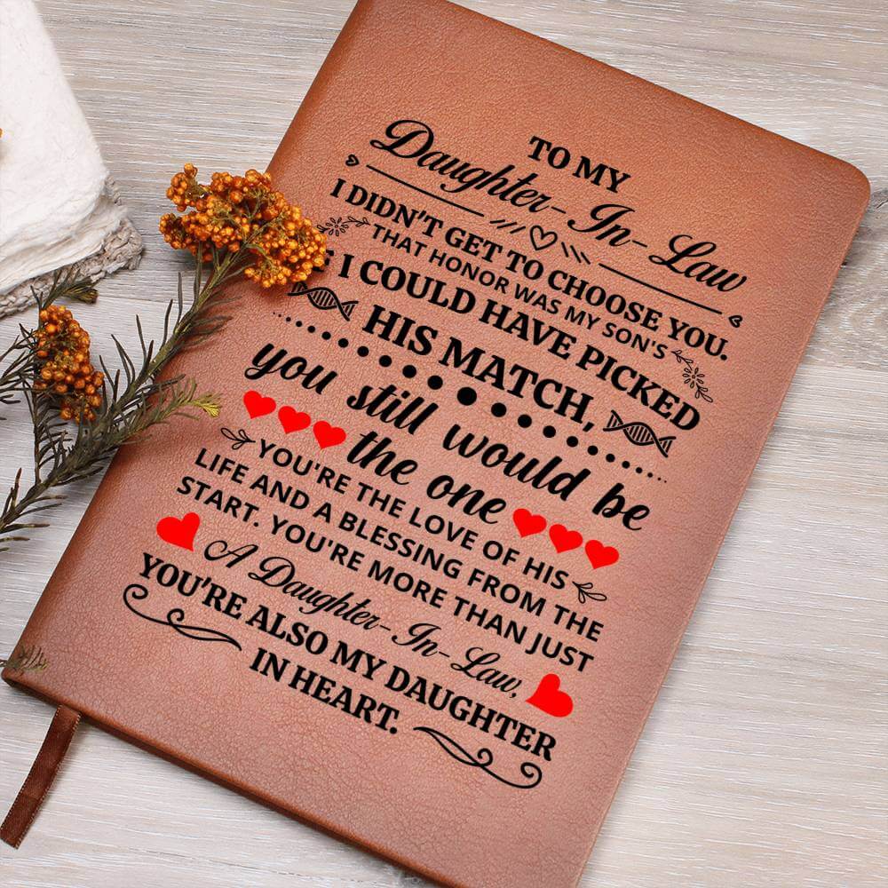 Daughter in Law Leather Journal Gift
