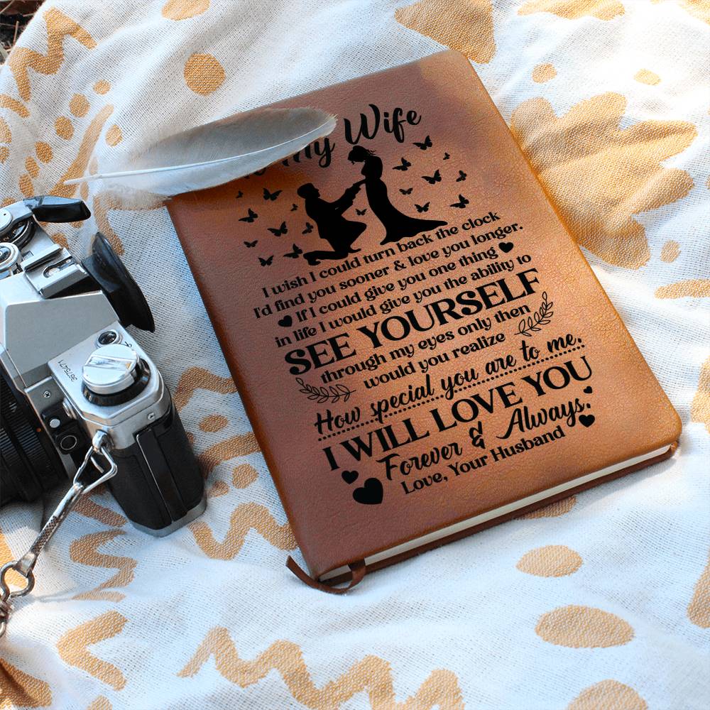 To My Wife Sooner Leather Journal Gift