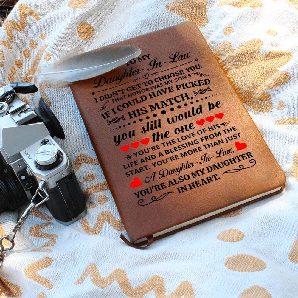 Daughter in Law Leather Journal Gift