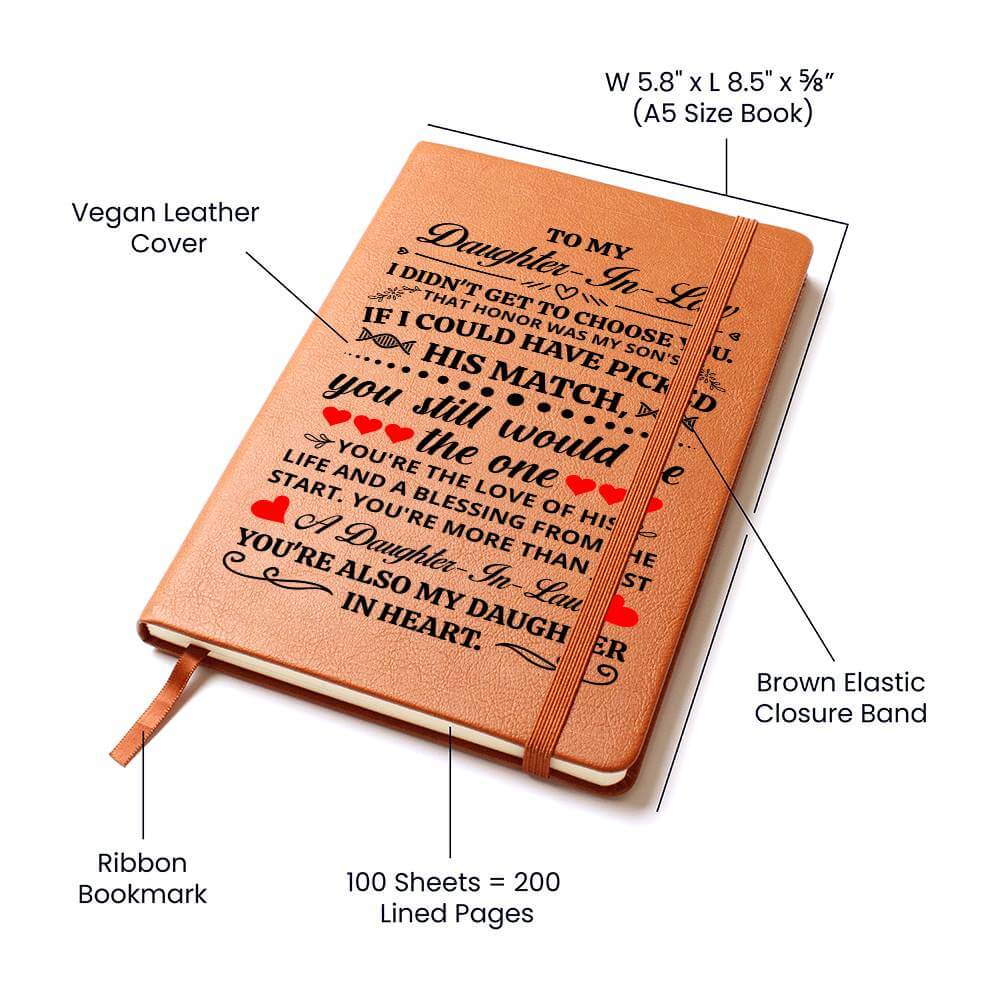 Daughter in Law Leather Journal Gift