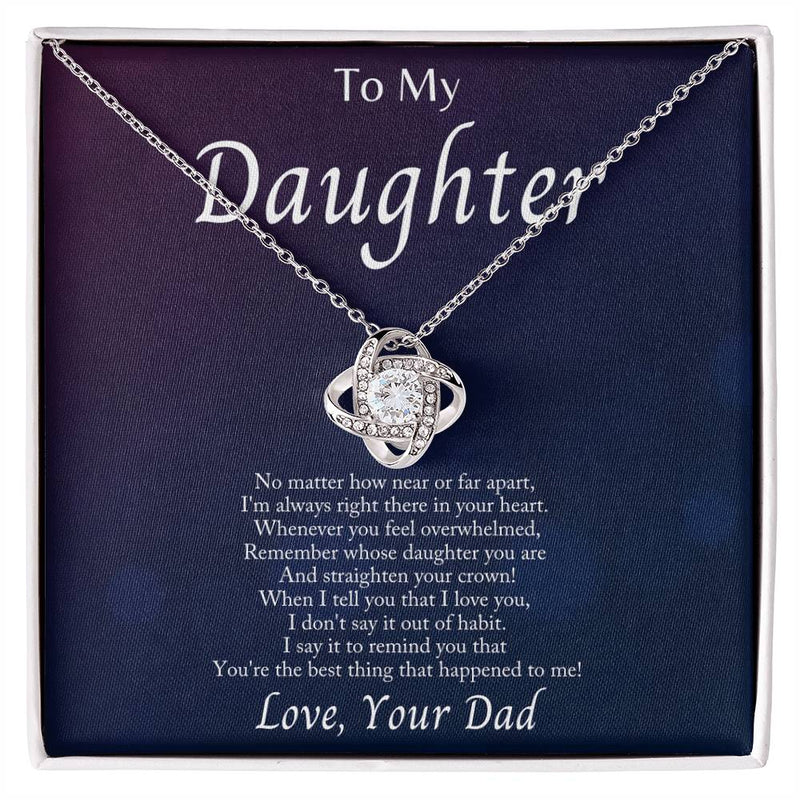 I'm Always With You - Love Knot Necklace