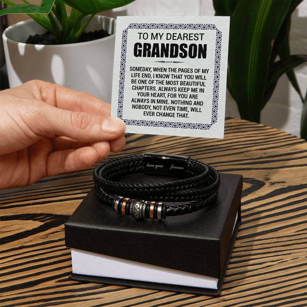 Grandson Bracelet Gift from Grandparent
