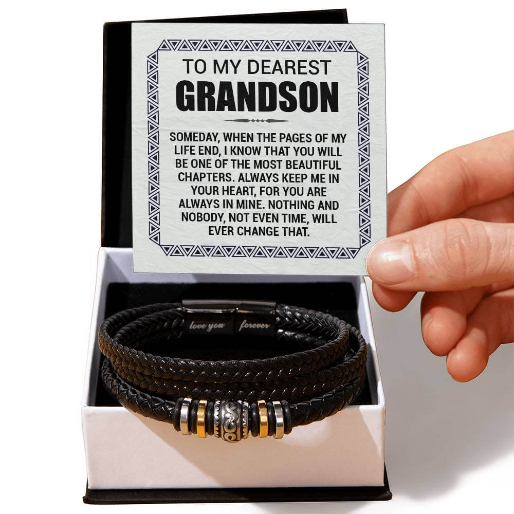 Grandson Bracelet Gift from Grandparent