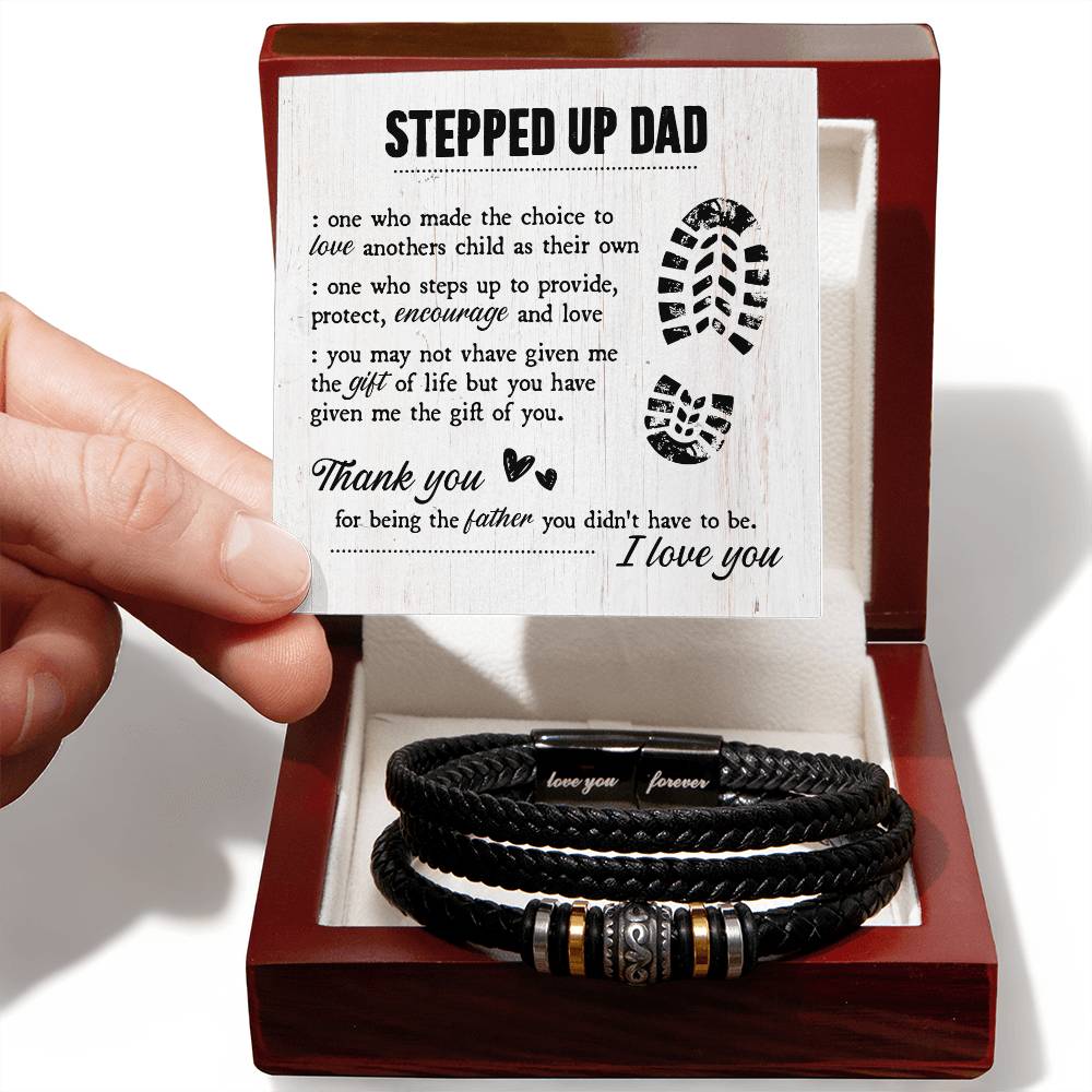 To My Stepdad Gift of Life Bracelet