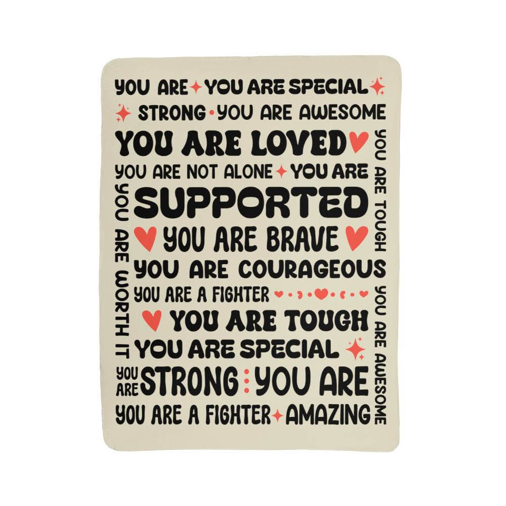 Daughter Sherpa Fleece Blanket Gift from Mom