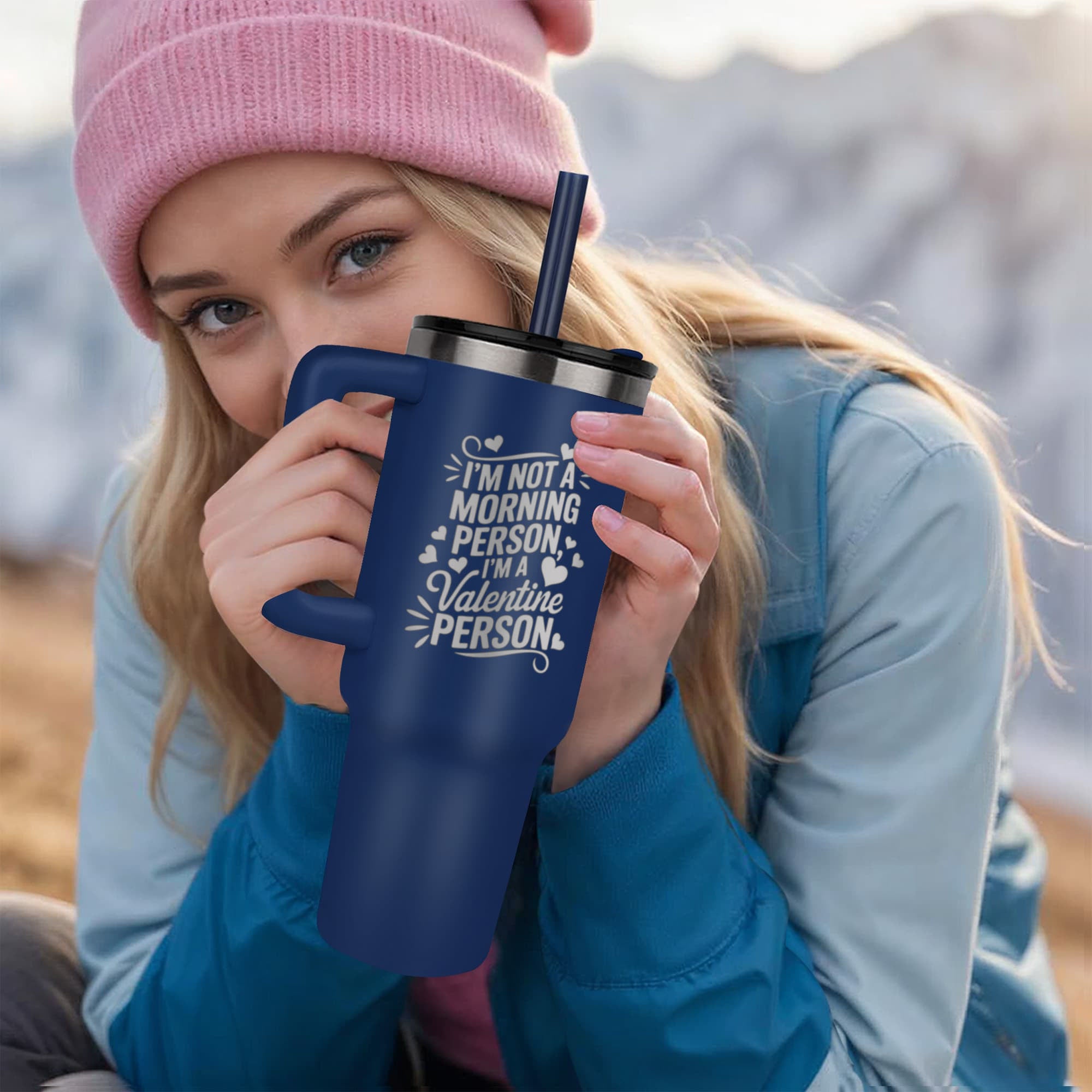 Not a Morning Person Tumbler Gift