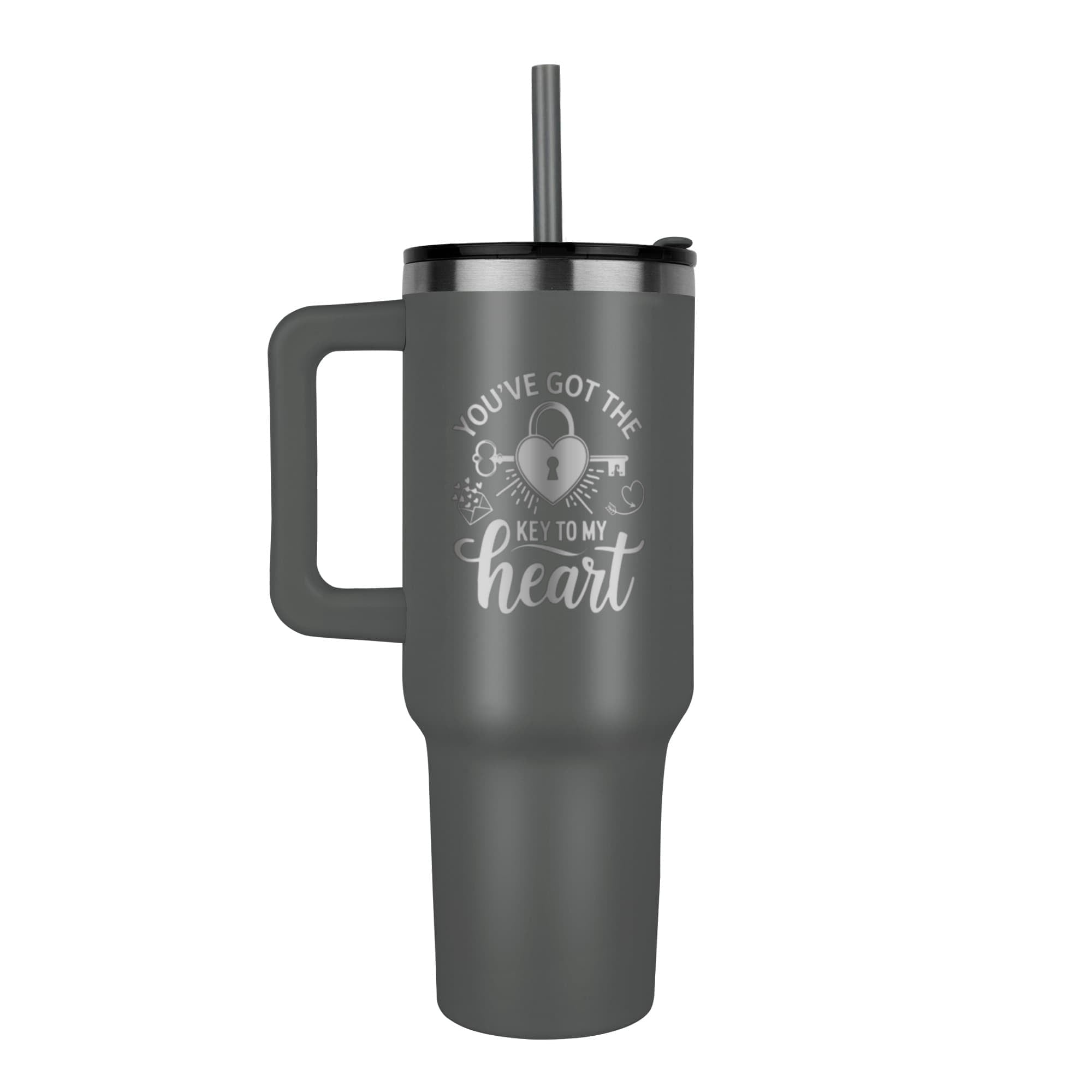 Romantic Key to My Heart Tumbler Gift