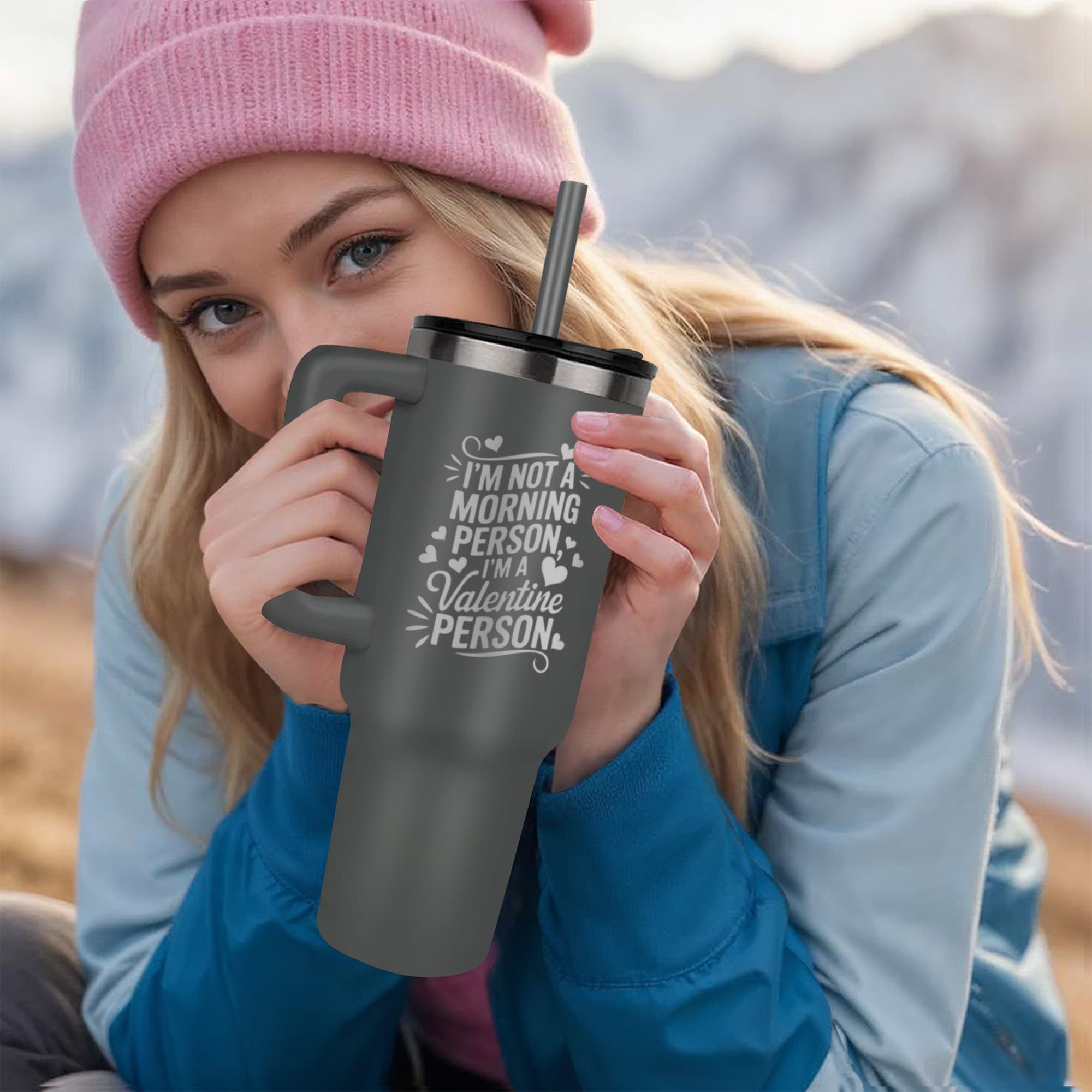 Not a Morning Person Tumbler Gift