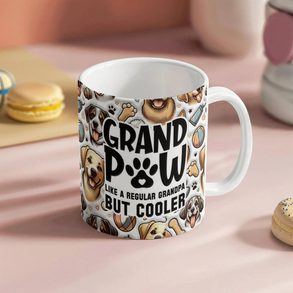 Grandpaw Ceramic Mug Gift Grandpa Coffee