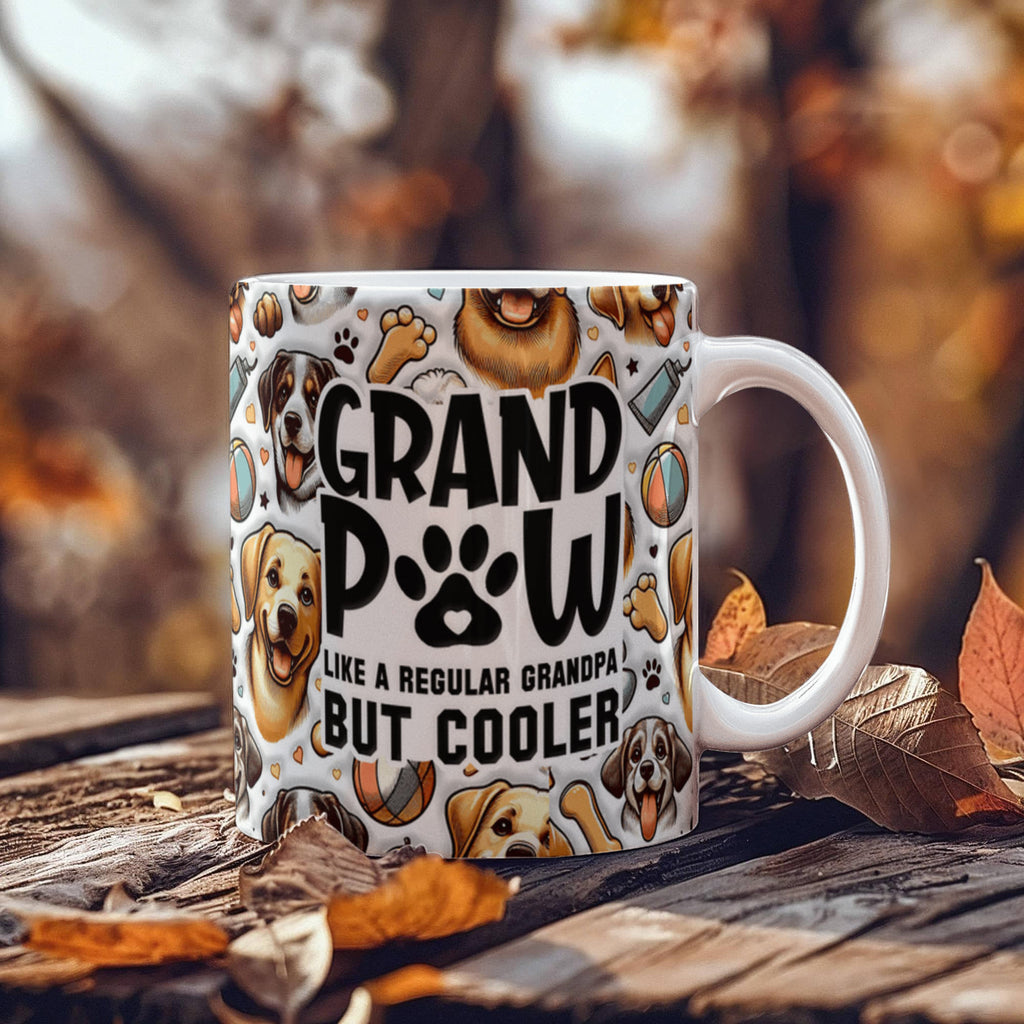 Grandpaw Ceramic Mug Gift Grandpa Coffee