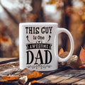 Funny Ceramic Mug Gift for Men and Friends with humorous text for dads